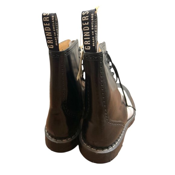 Grinders Rude Boy Boots Black / White Size 12 NWOB main image 4